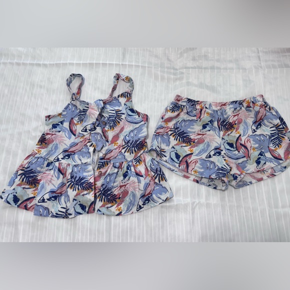 Floral Sleeveless Top and Shorts Set - Picture 1 of 10
